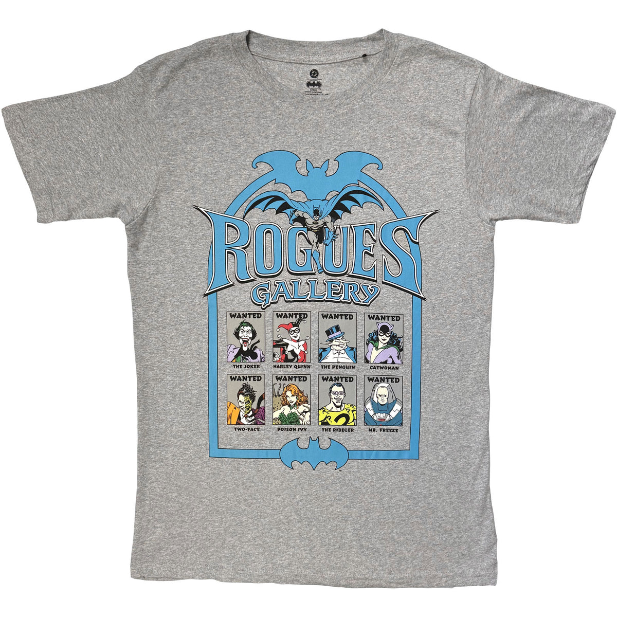 DC COMICS - BATMAN ROGUES GALLERY - T-Shirt Grey