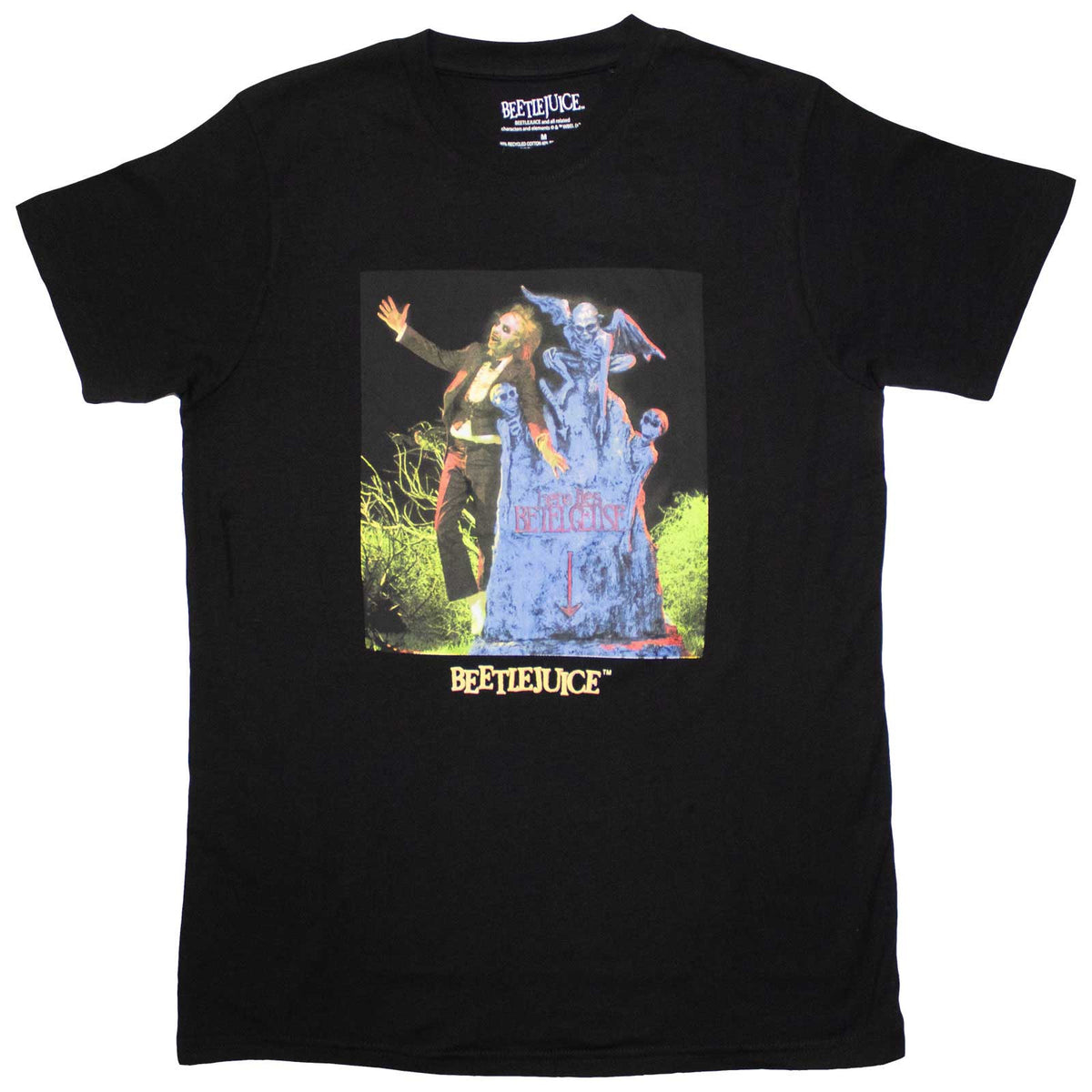 BEETLEJUICE - GRAVE - T-Shirt Black