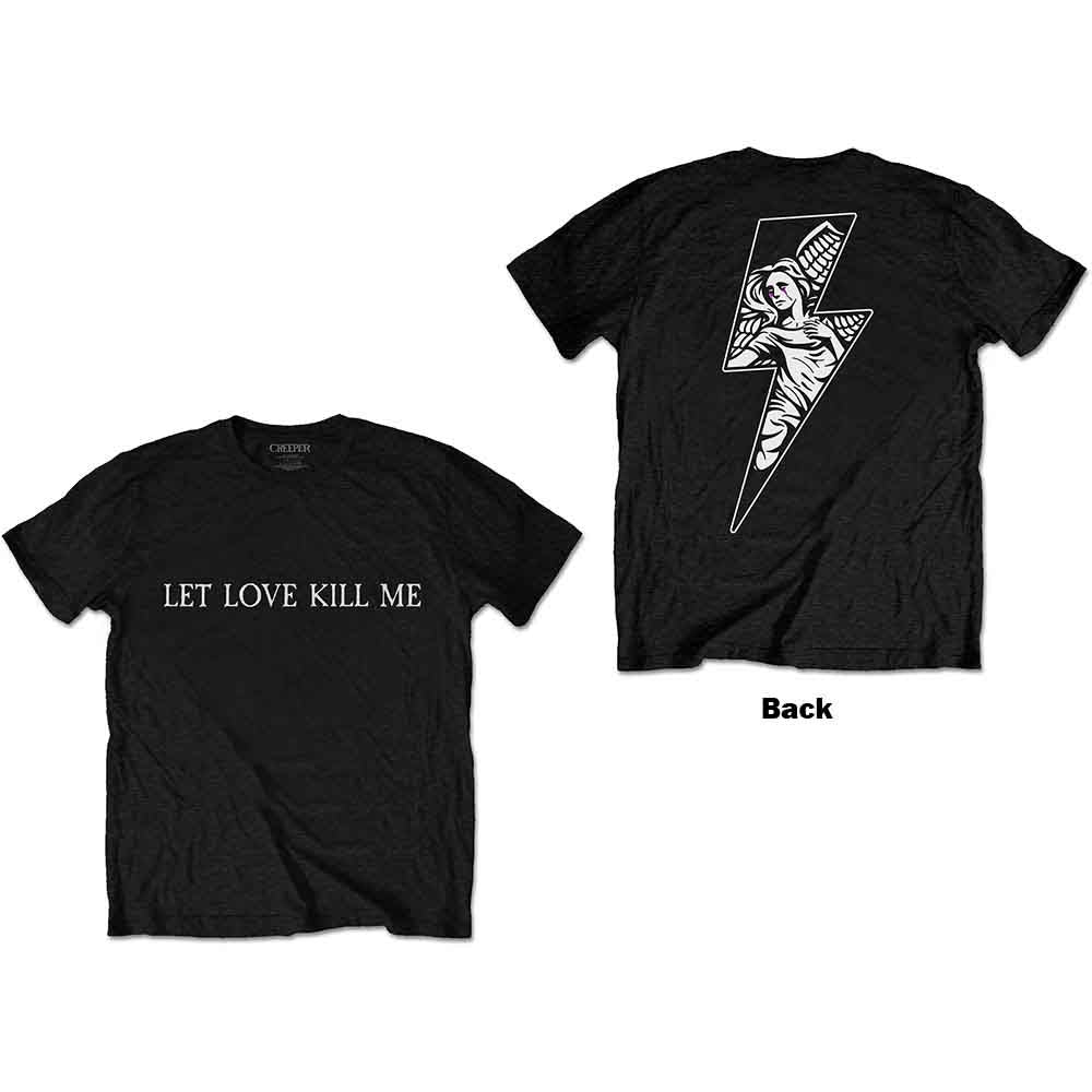 CREEPER - LET LOVE KILL ME - T-Shirt Black