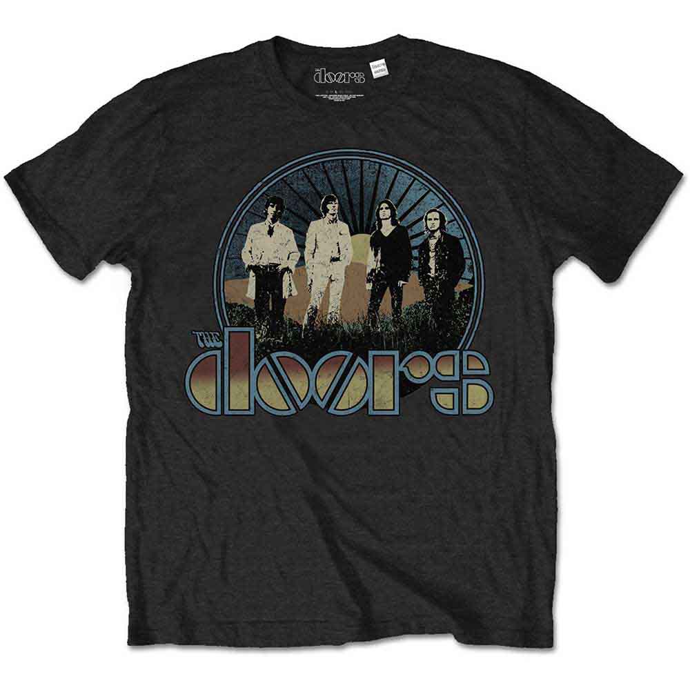 THE DOORS - VINTAGE FIELD - T-Shirt Black