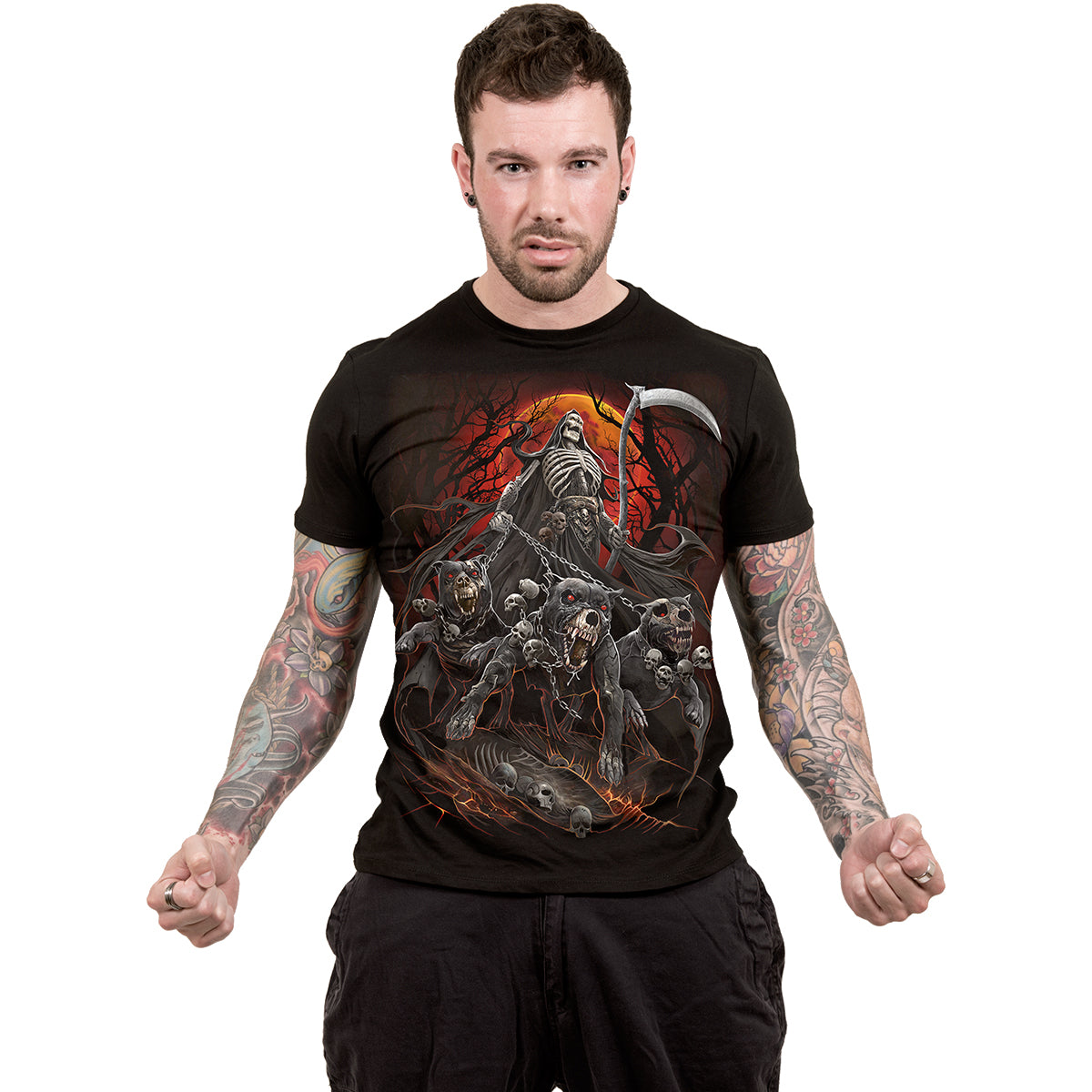 HARBINGERS - T-Shirt czarny