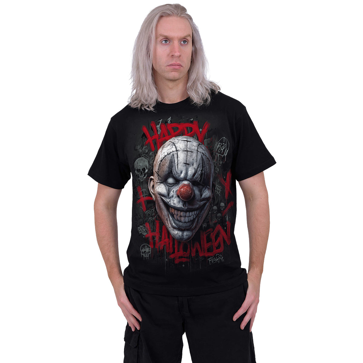 HAPPY HORROWEEN - T-Shirt czarny