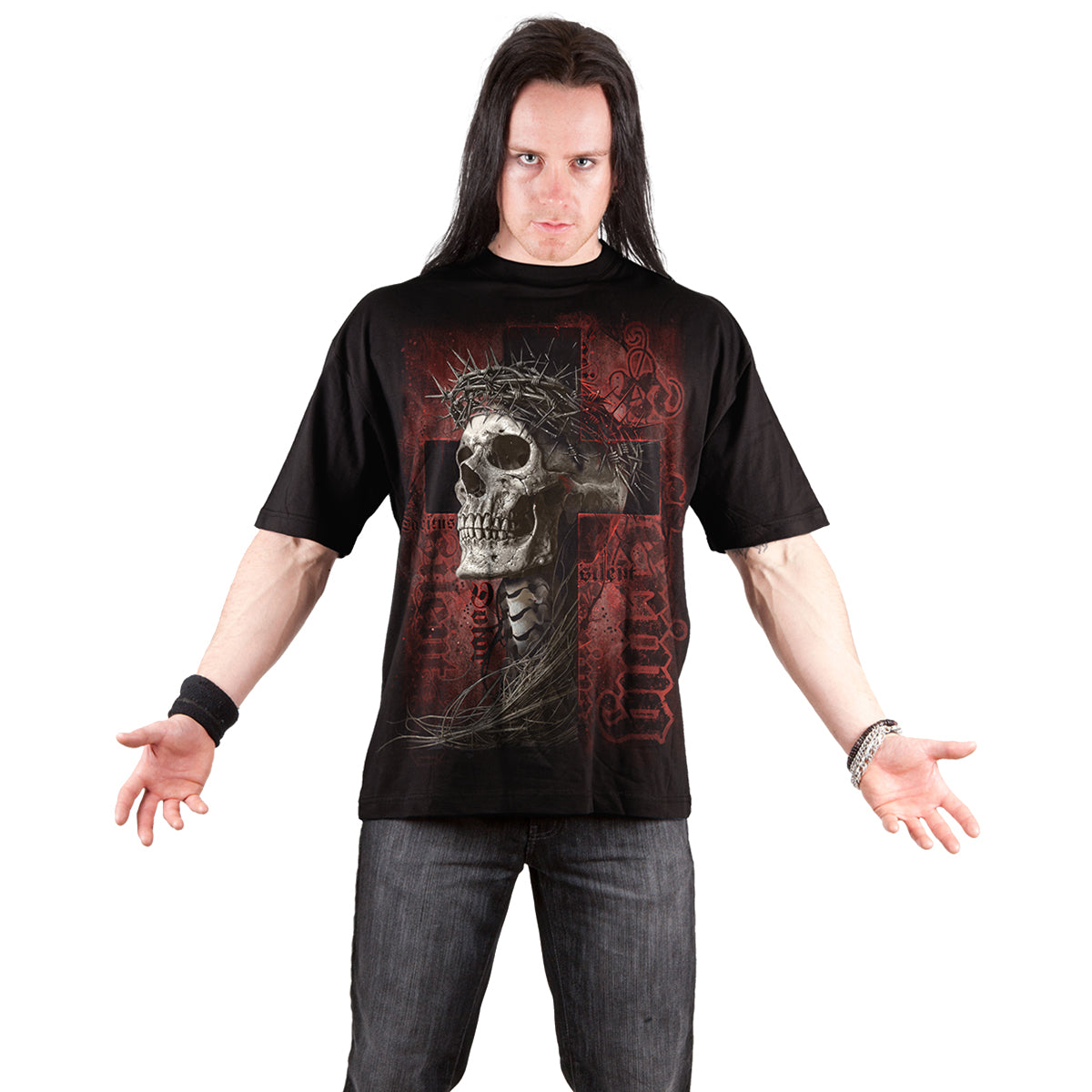 SILENT SUFFERING - T-Shirt czarny