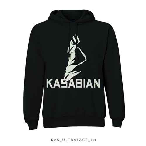 KASABIAN - ULTRA FACE - Pullover Hoodie Black