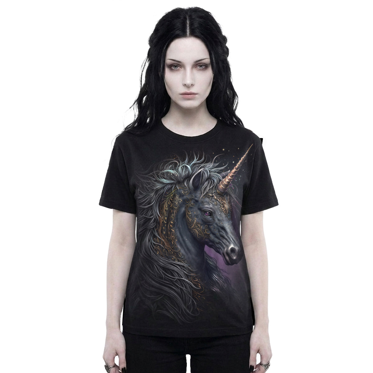 CELTIC UNICORN - Koszulka czarny