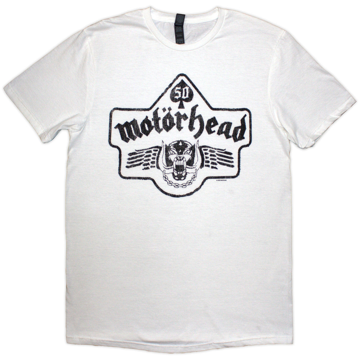 MOTORHEAD - 50 YEARS ACE WINGS EMBLEM - T-Shirt White