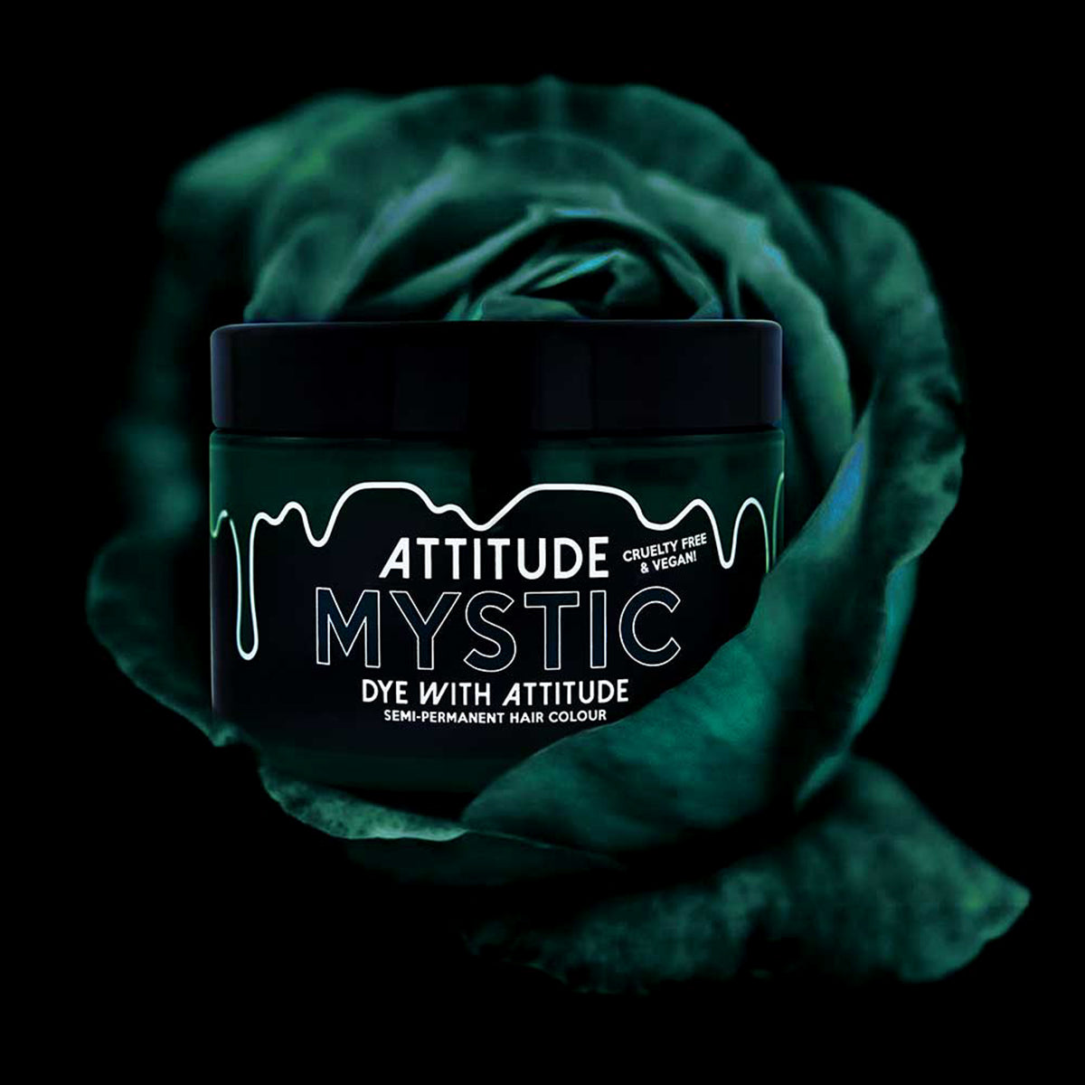 MYSTIC BLUE - Farba do włosów Attitude - 135ml
