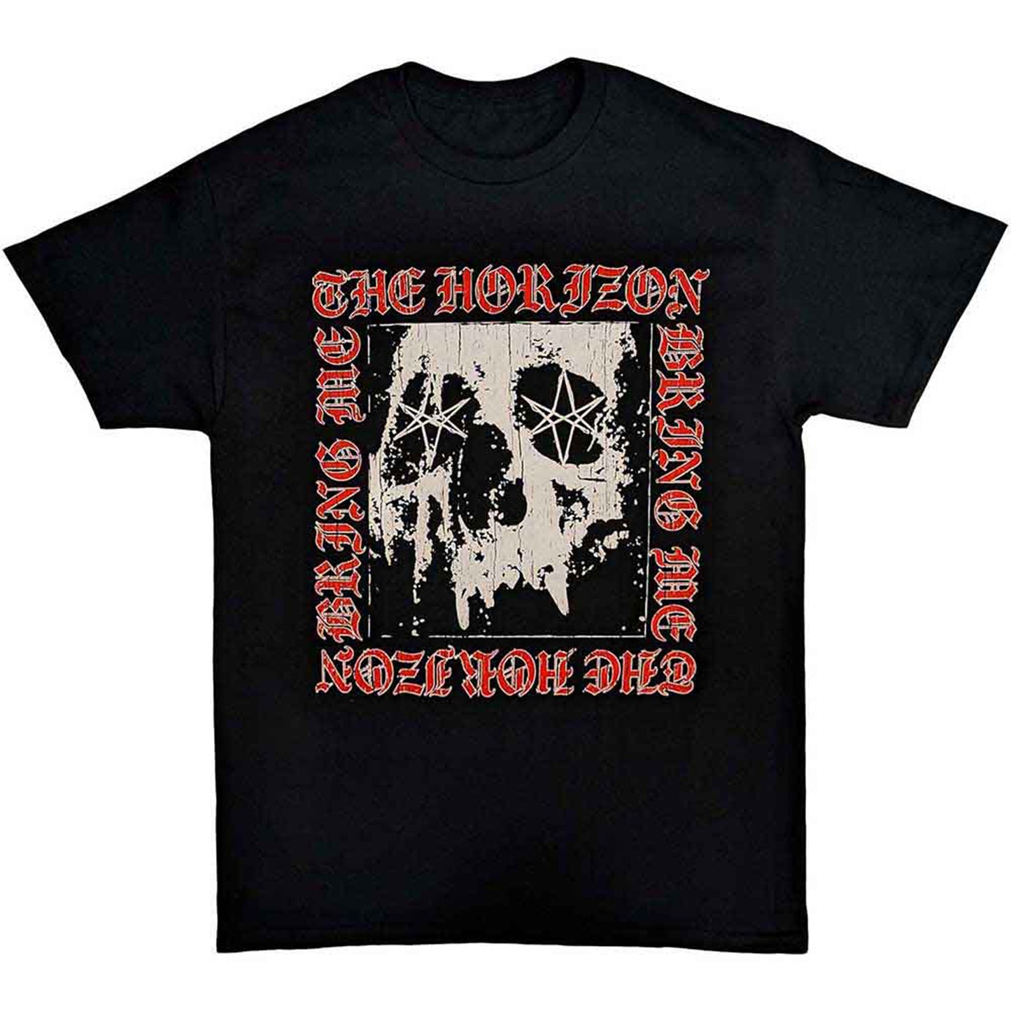 BRING ME THE HORIZON - METAL LOGO SKULL - T-Shirt Black