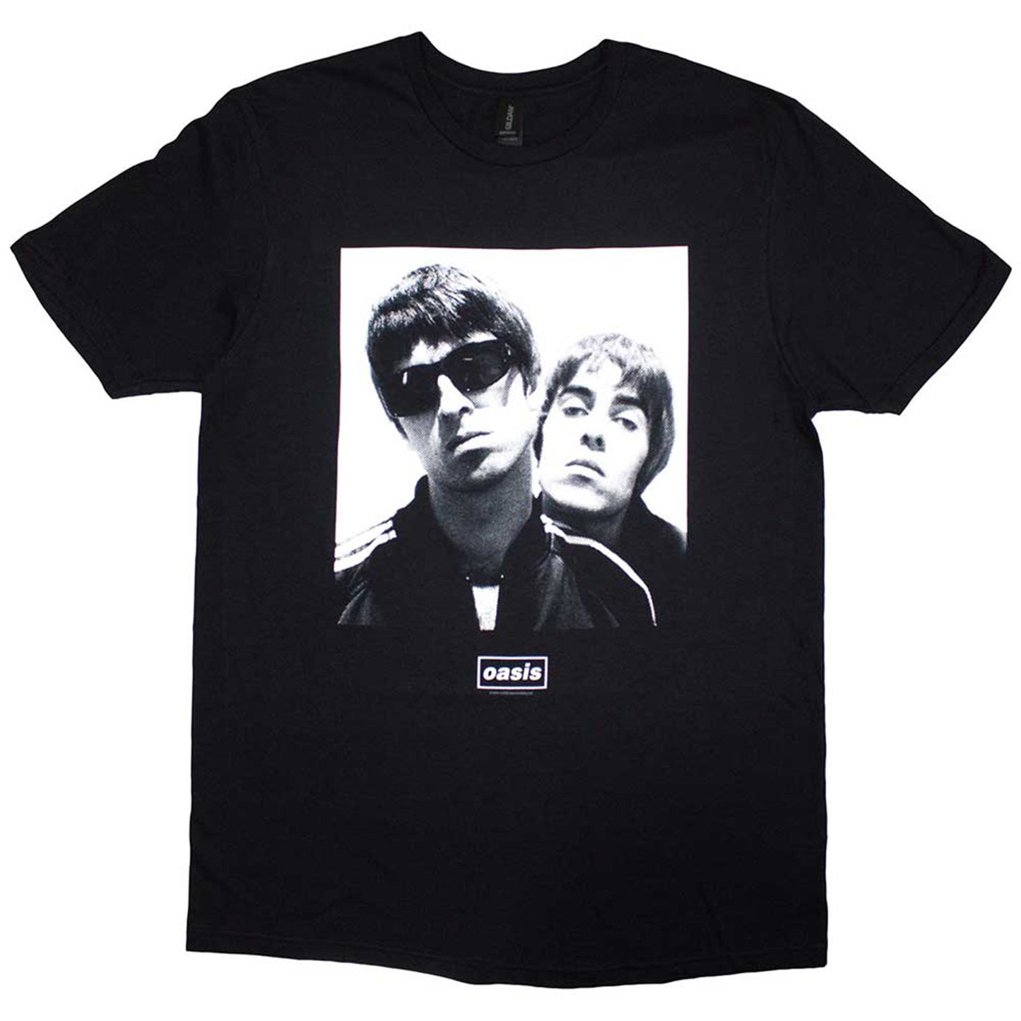 OASIS - NOEL & LIAM SQUARE PHOTO - T-Shirt Black