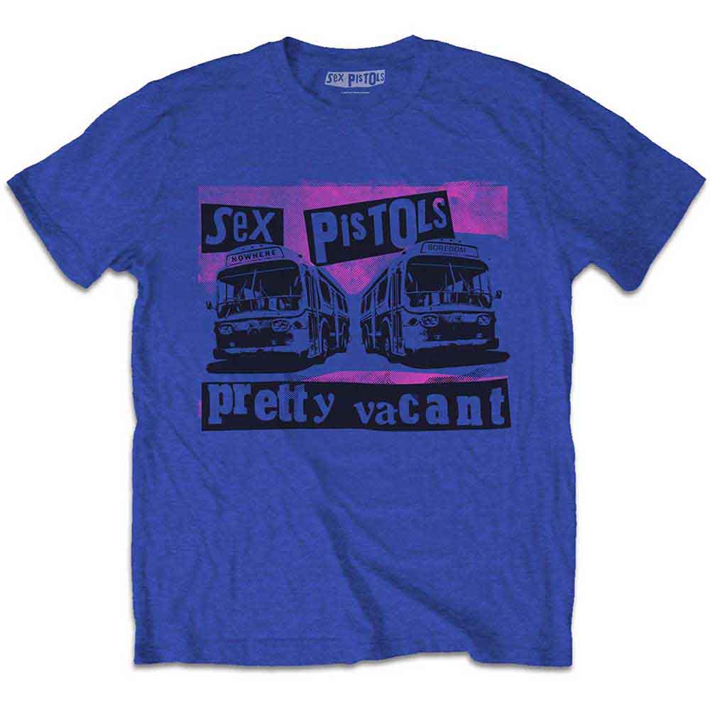 THE SEX PISTOLS - PRETTY VACANT COACHES - Kids T-Shirt Blue