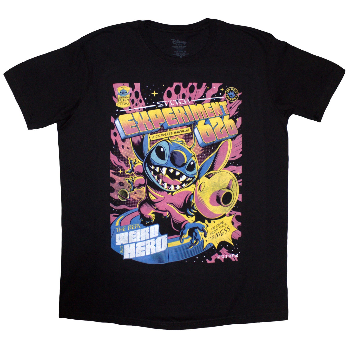 DISNEY - LILO & STITCH EXPERIMENT 626 - T-Shirt Black