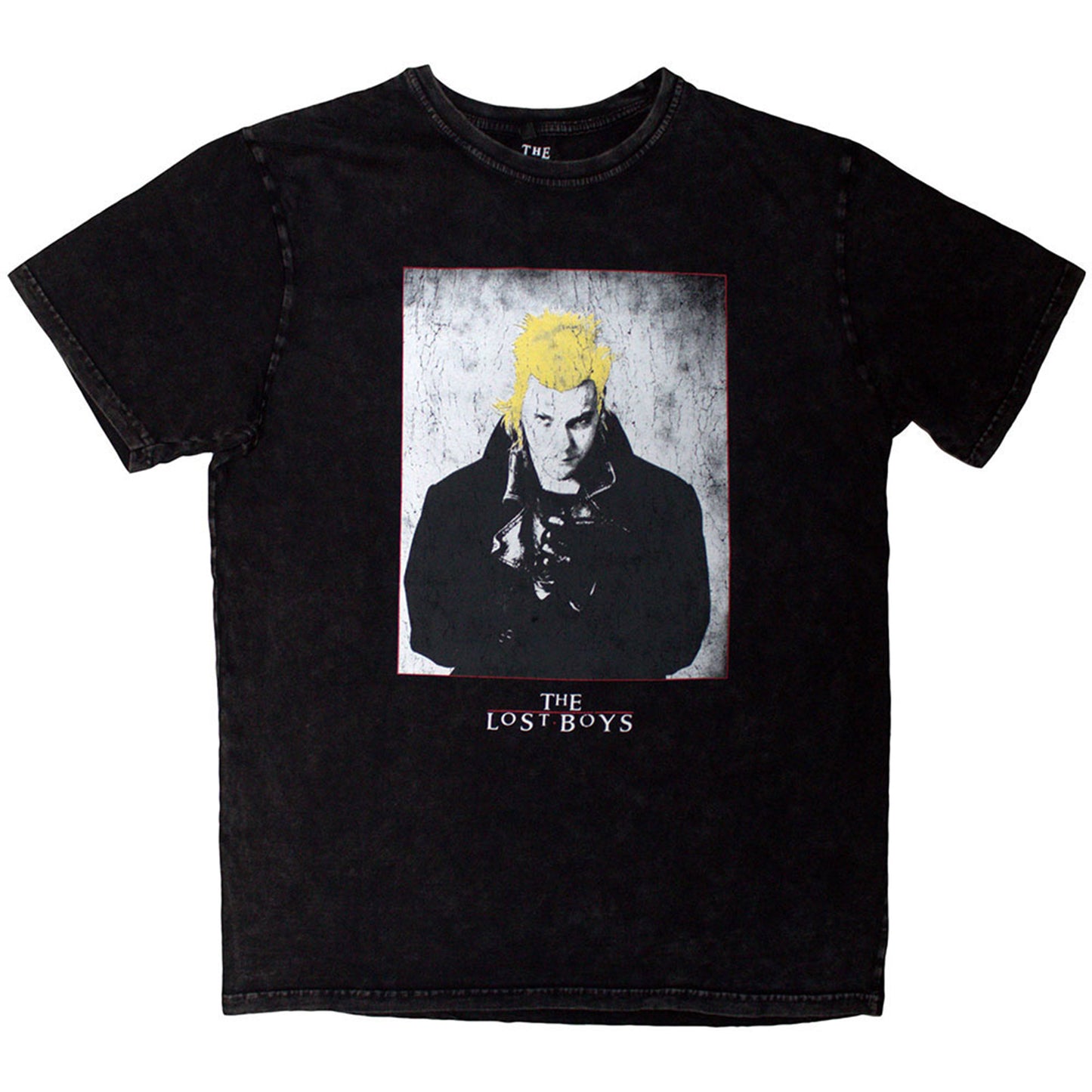 LOST BOYS, THE - DAVID POSTER - Stone Wash T-Shirt Black