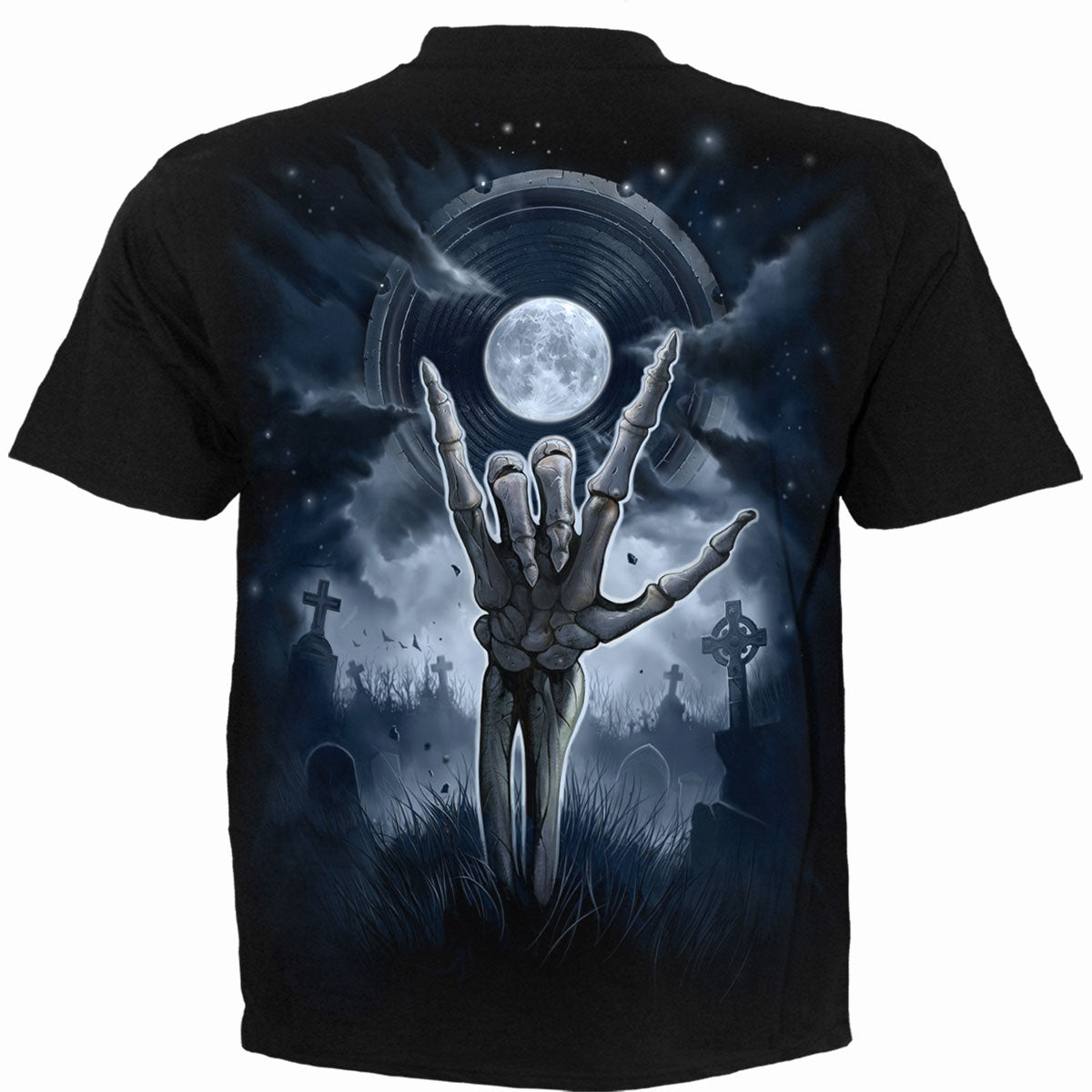 GRIM ROCKER - T-Shirt czarny