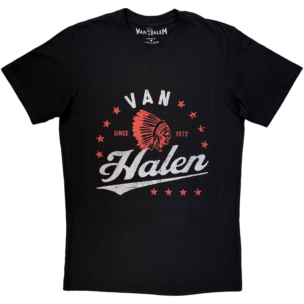 VAN HALEN - RED INDIAN - Carbon T-Shirt Black