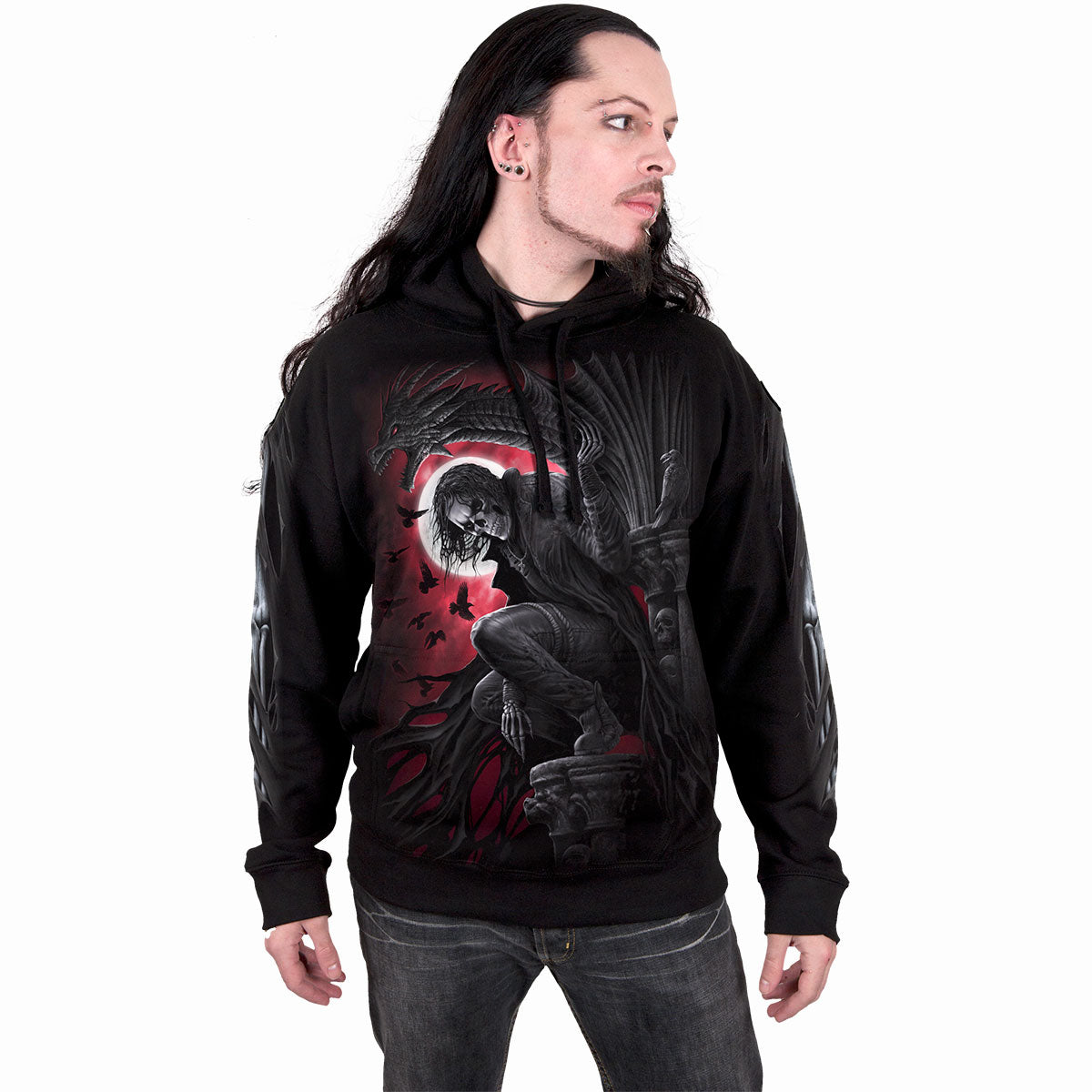 NIGHT STALKER - Bluza czarna