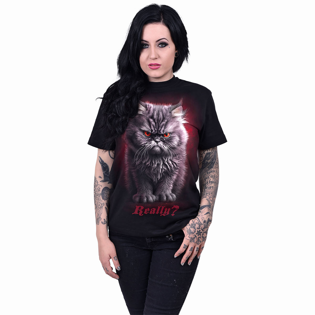 ANGER MANAGEMENT - Koszulka z nadrukiem z przodu czarna