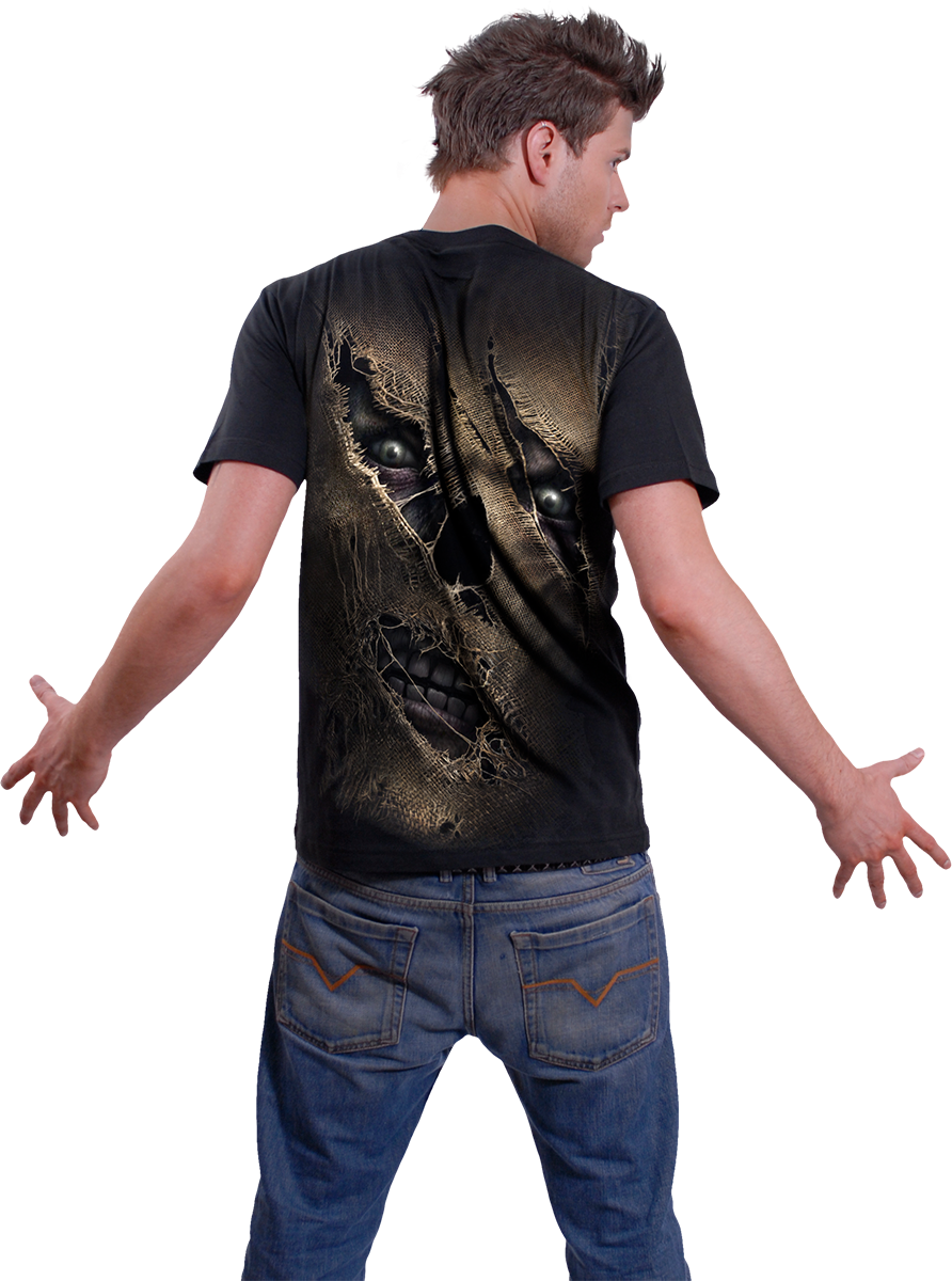 THREAD SCARE - T-Shirt czarny