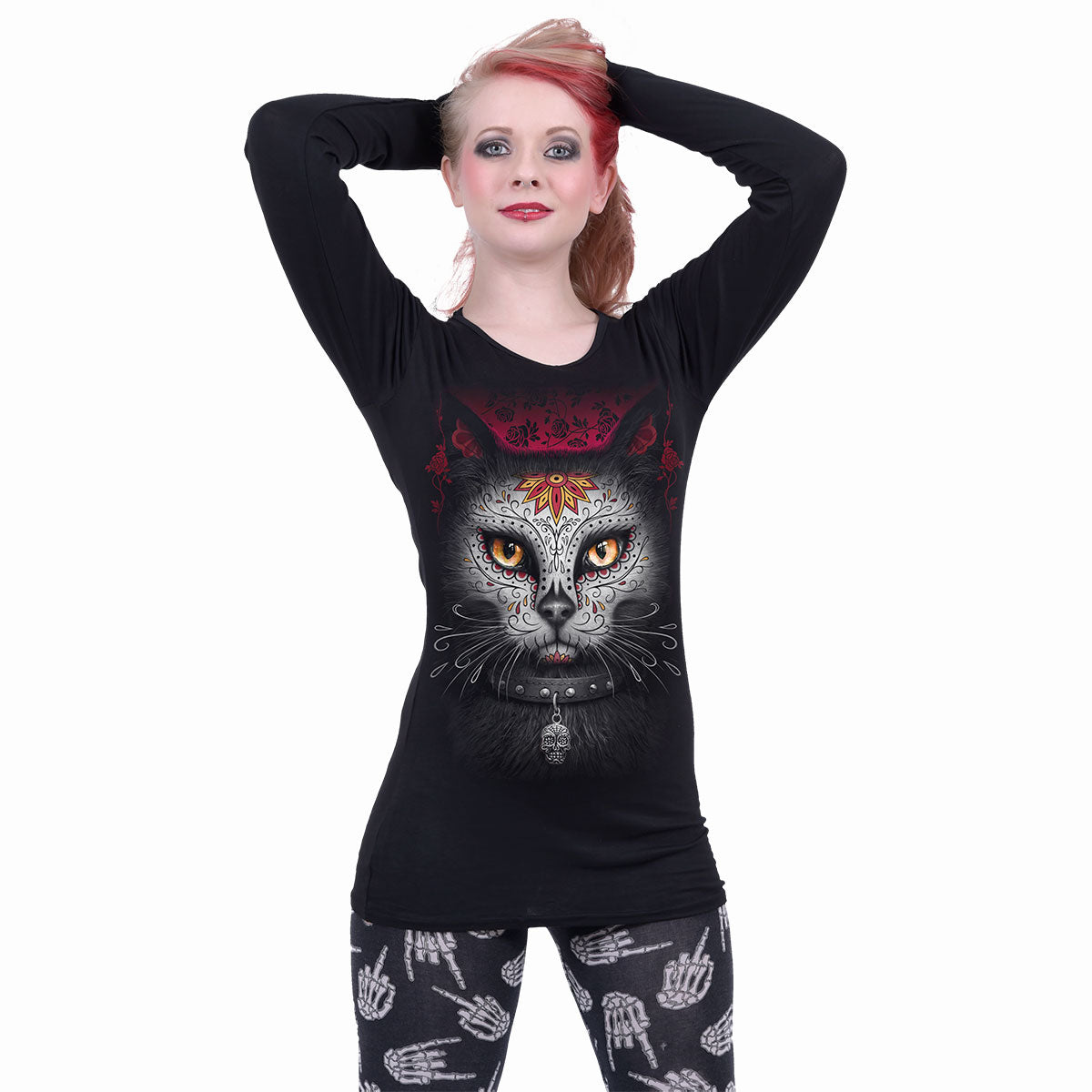 CATRINA - Baggy Top Black