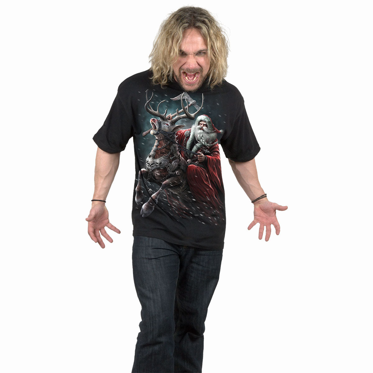 SLEIGHER - T-Shirt czarny