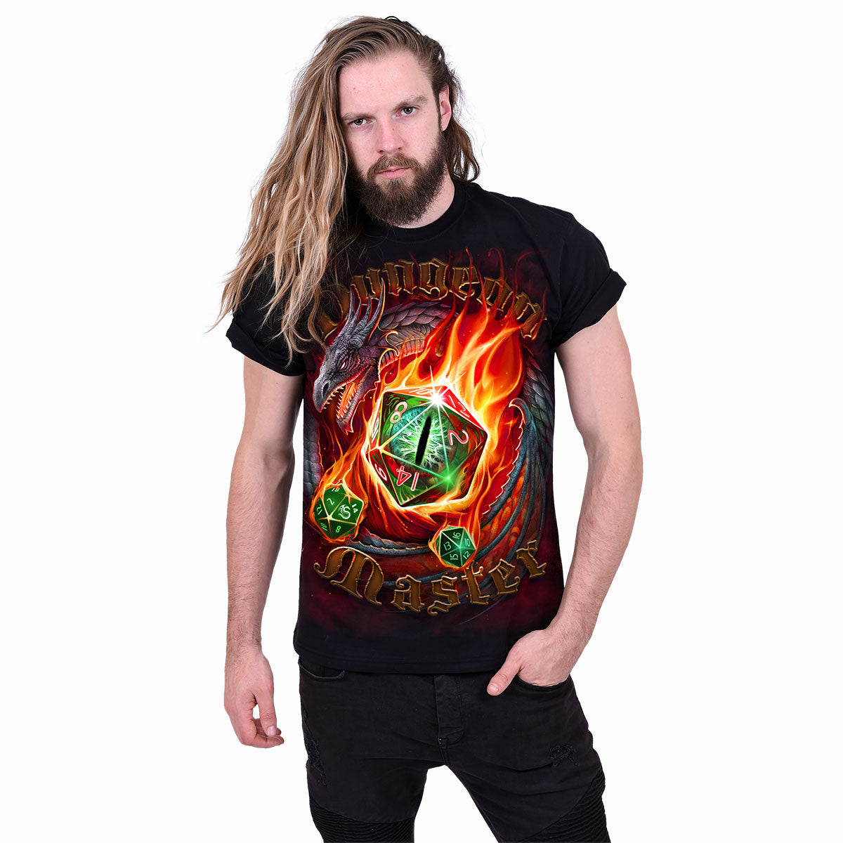 DUNGEON MASTER - T-Shirt czarny