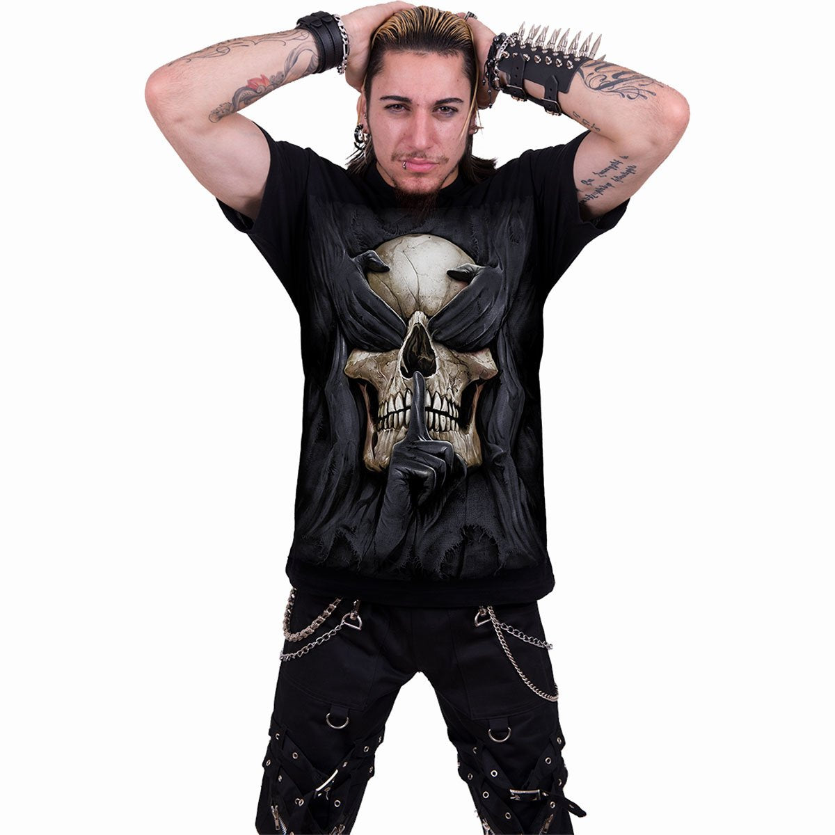 SEE NO EVIL - T-Shirt Black - Spiral USA