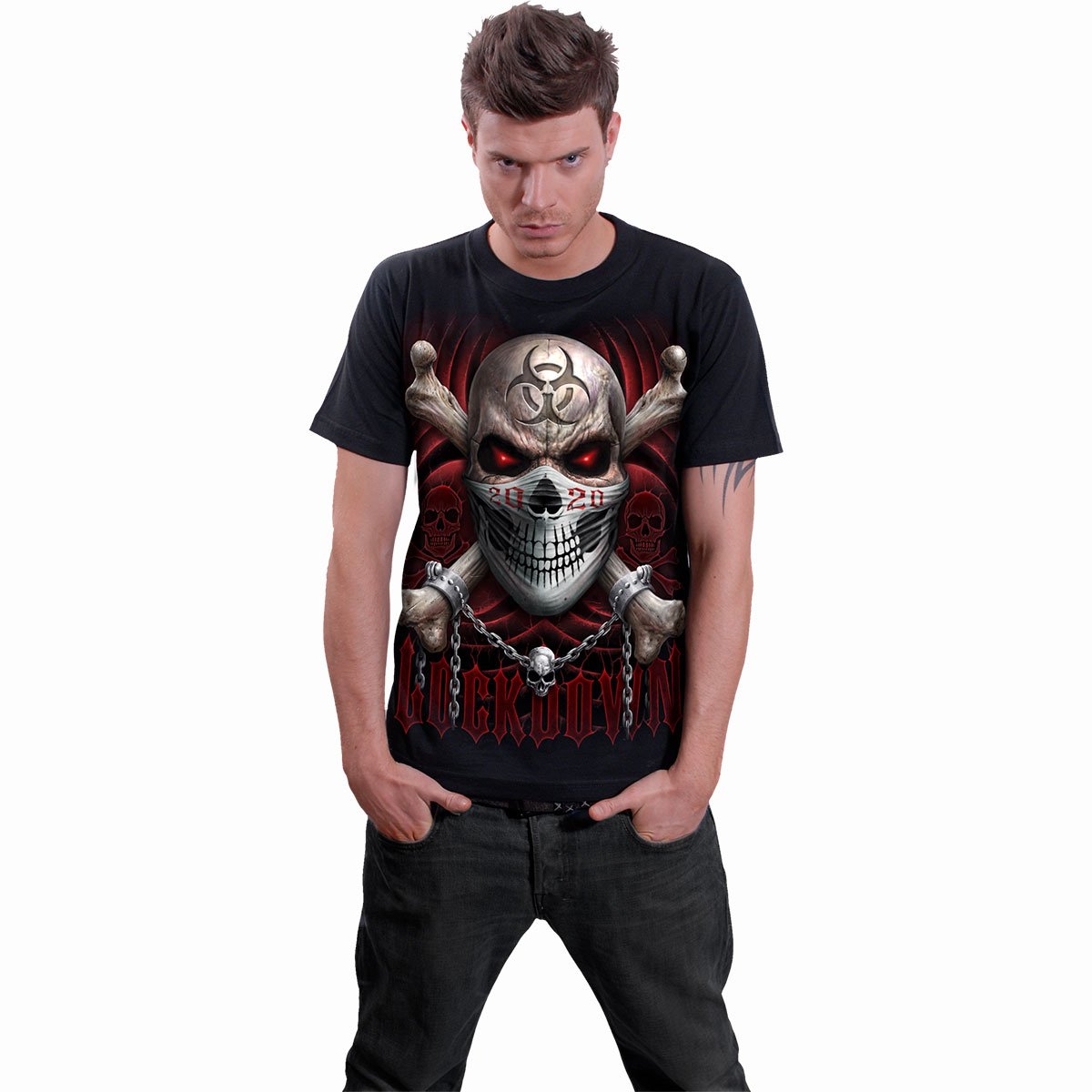LOCKDOWN 2020 - T-Shirt czarny