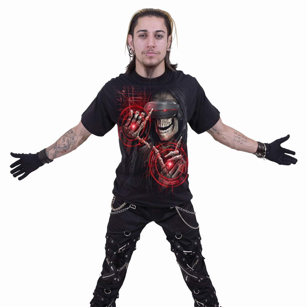 CYBER DEATH - T-Shirt czarny