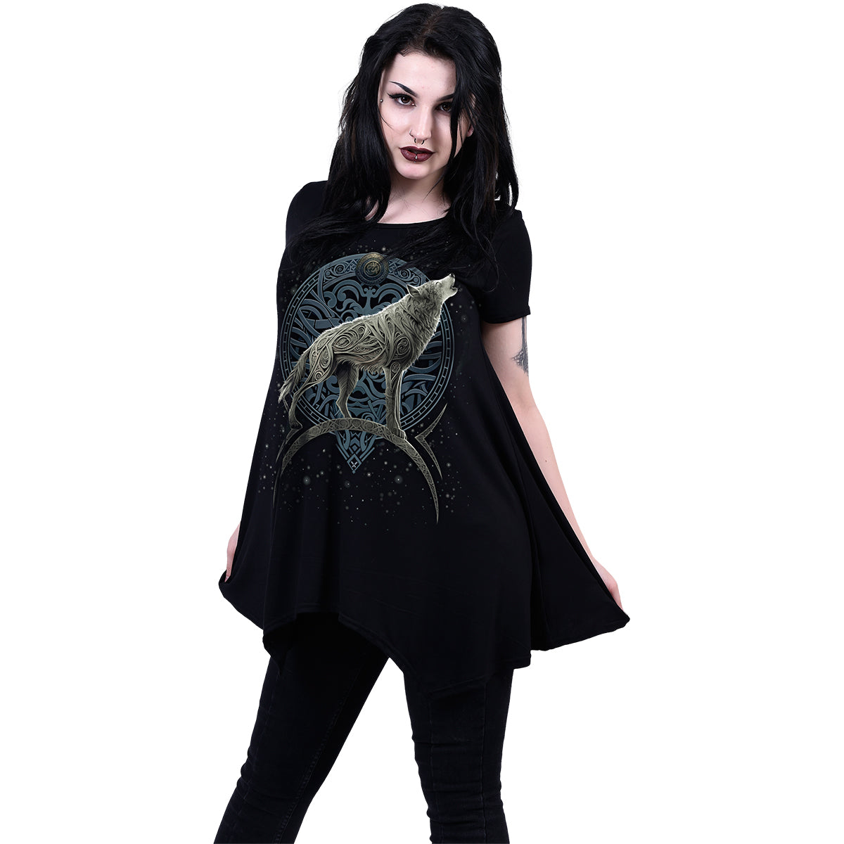 CELTIC WOLF - Smock - Tunika Casual Top