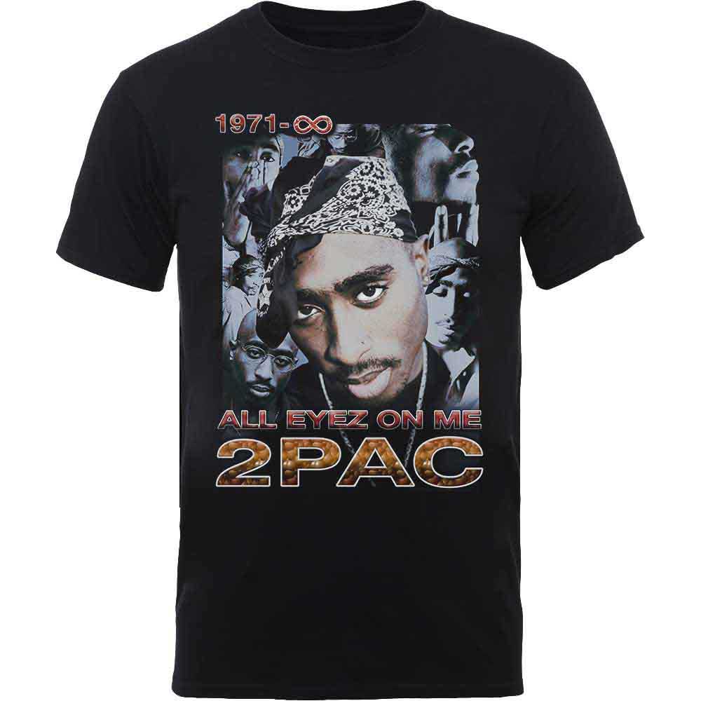 TUPAC - ALL EYEZ 1971 - T-Shirt Black