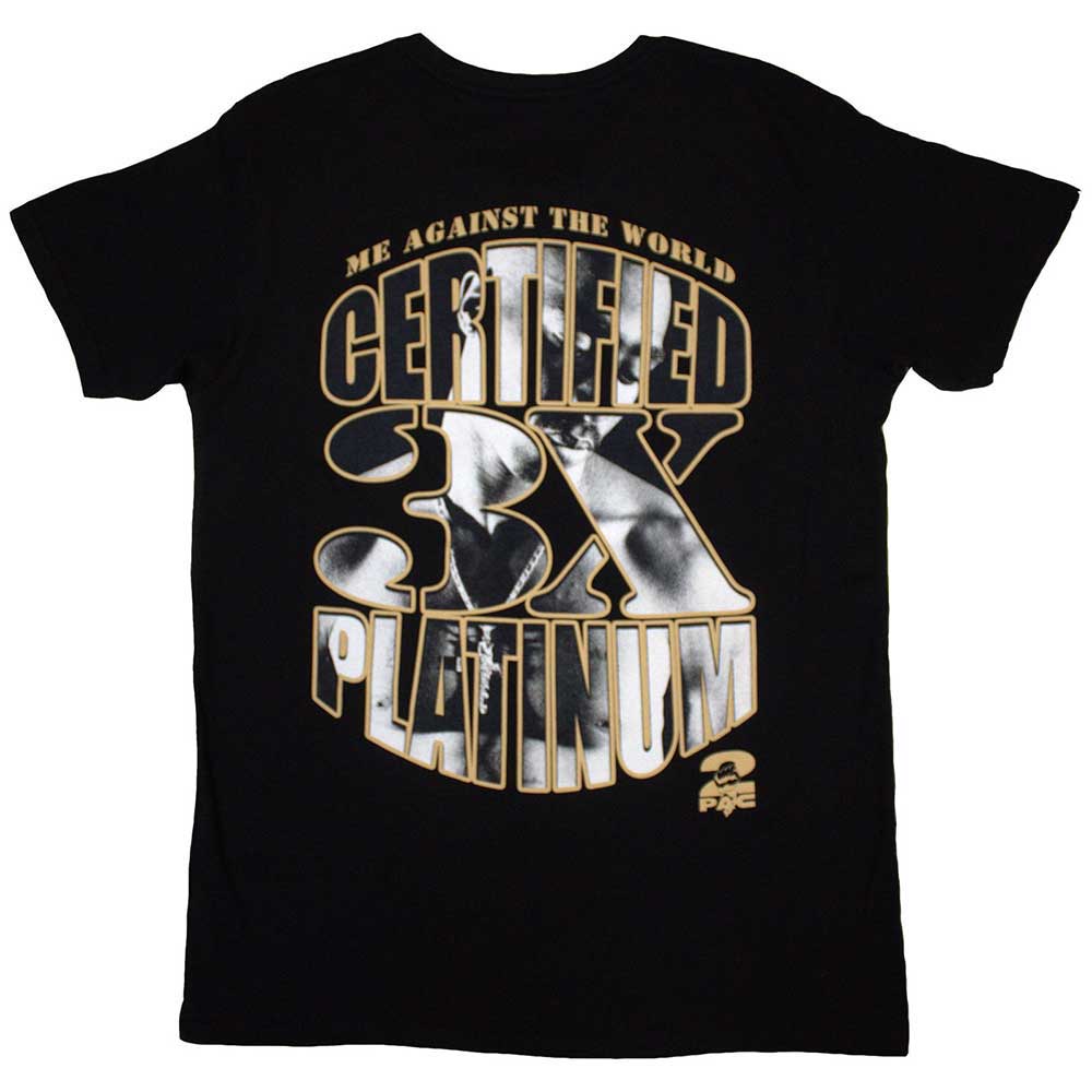 TUPAC - PLATINUM - T-Shirt Black