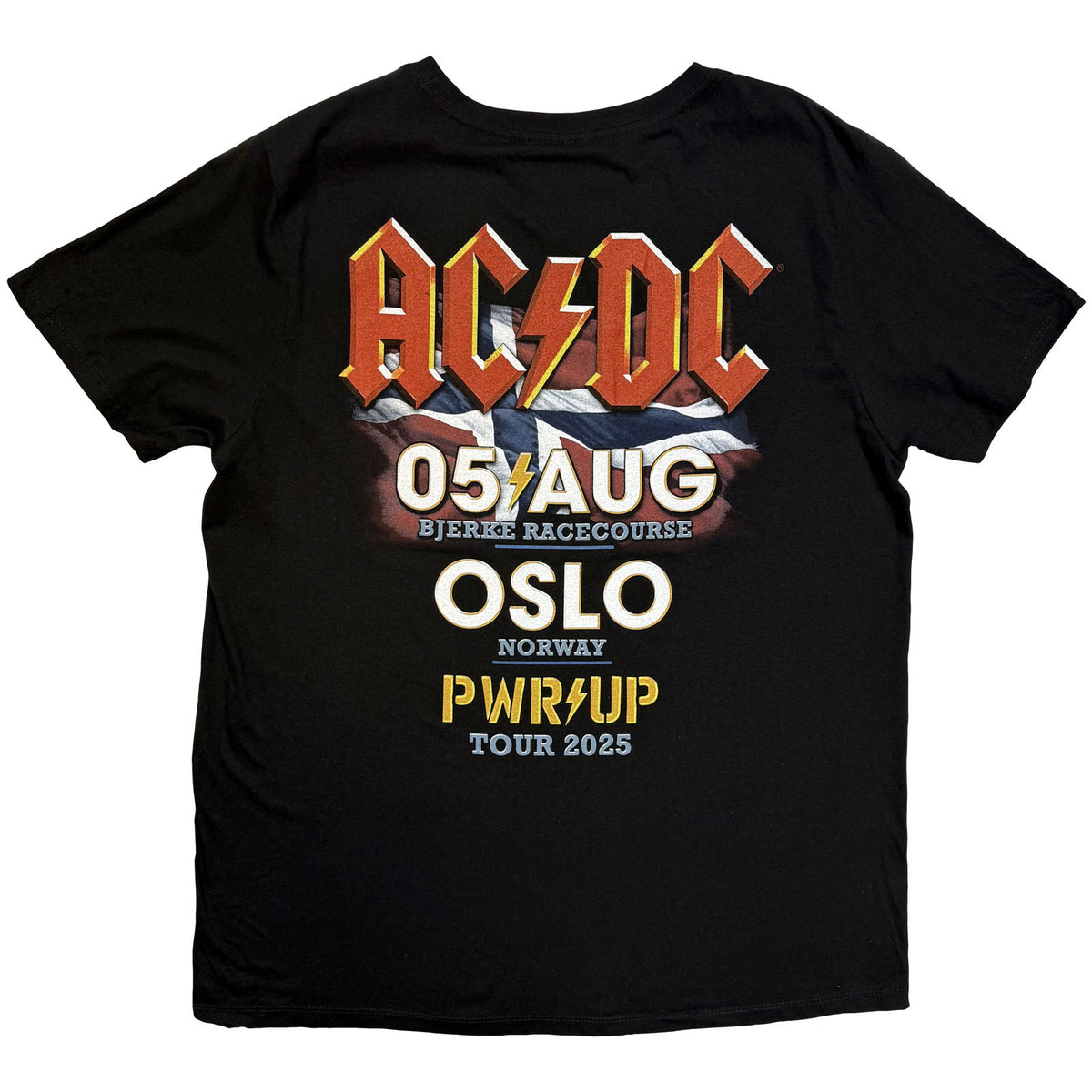 AC/DC - PWR'D-UP NORWAY EU TOUR '25 - T-Shirt Black