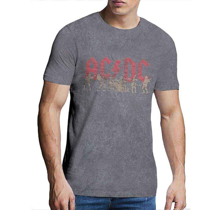 AC/DC - VINTAGE SILHOUETTES - T-Shirt Grey