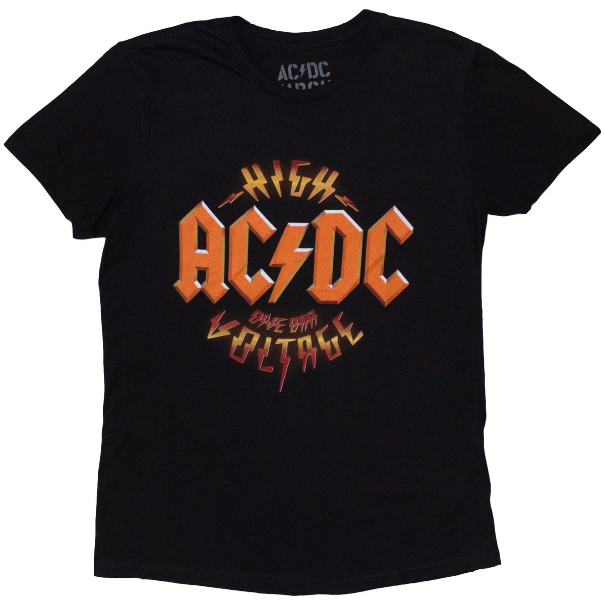 AC/DC - HIGH VOLTAGE DIVE BAR - Ladies T-Shirt Black