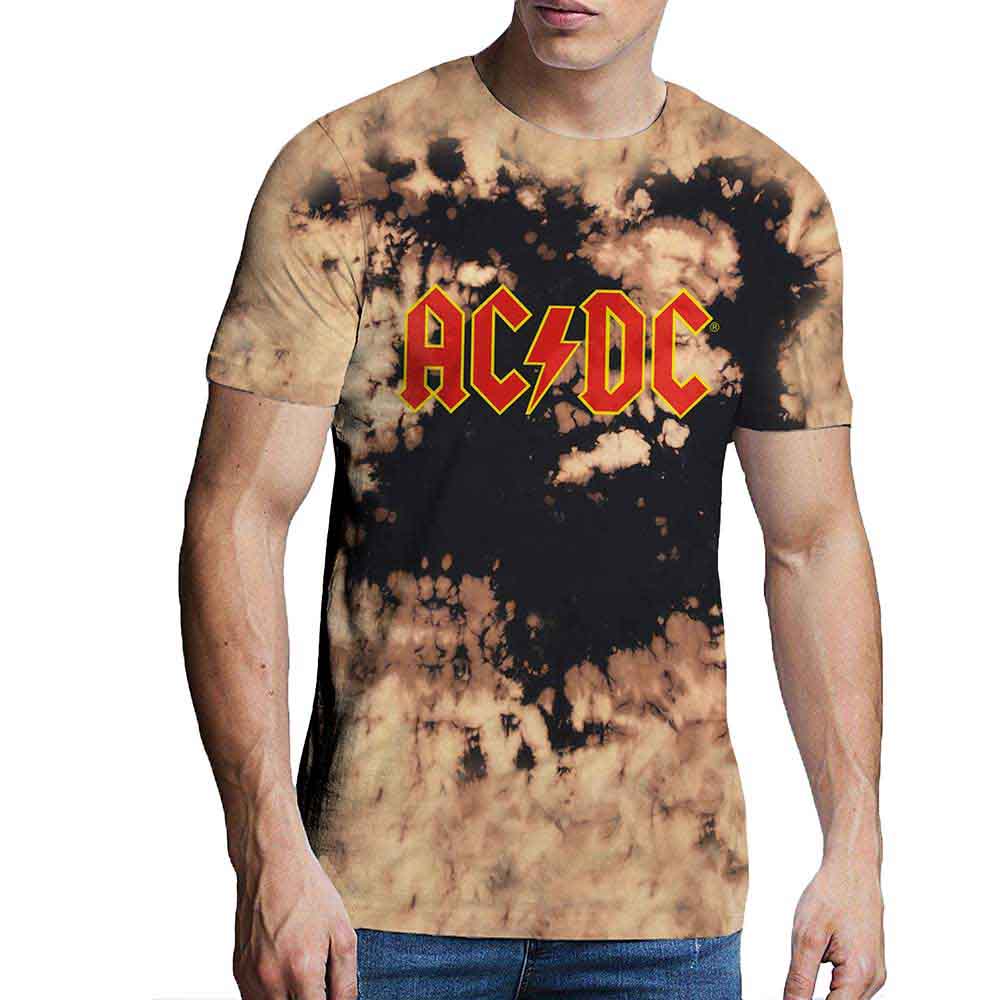 AC/DC - LOGO - T-Shirt Brown