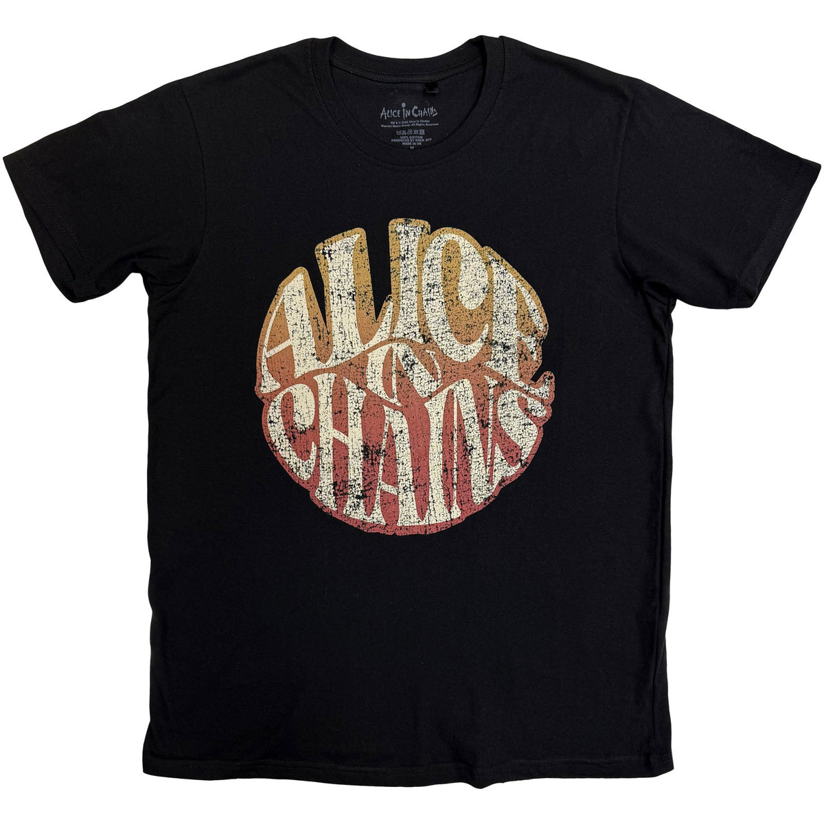 ALICE IN CHAINS - GRADIENT LOGO - T-Shirt Black