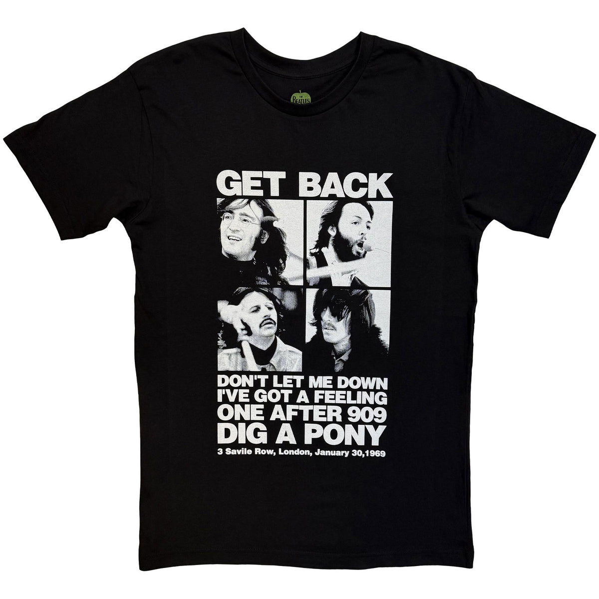 THE BEATLES - 3 SAVILE ROW - T-Shirt Black - 2