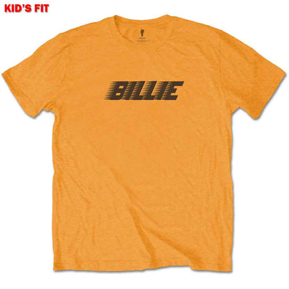 BILLIE EILISH - RACER LOGO & BLOHSH - Kids T-Shirt Orange