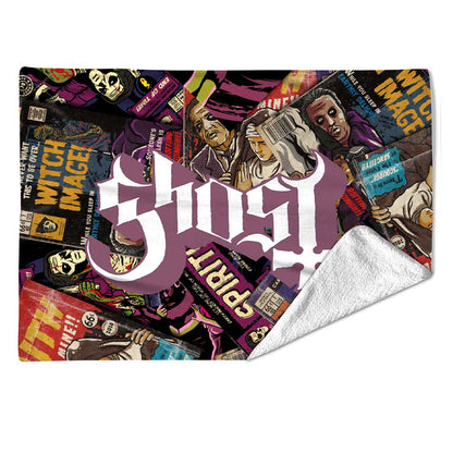 Rocksax Ghost Sherpa Fleece Blanket - Magazines