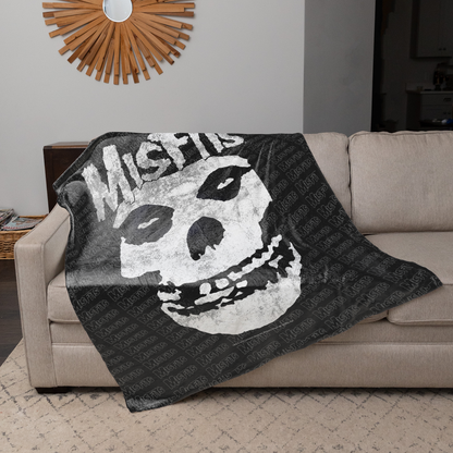 Rocksax Misfits Sherpa Fleece Blanket - Fiend
