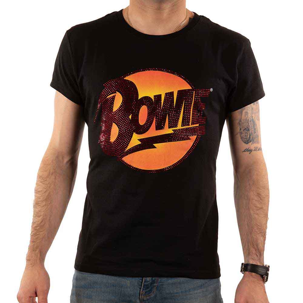 DAVID BOWIE - DIAMOND DOGS LOGO - T-Shirt Black