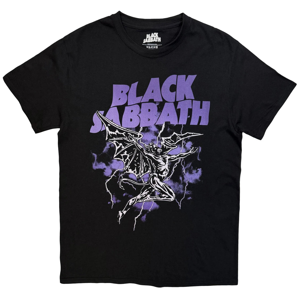 BLACK SABBATH - HENRY LIGHTNING PURPLE - T-Shirt Black