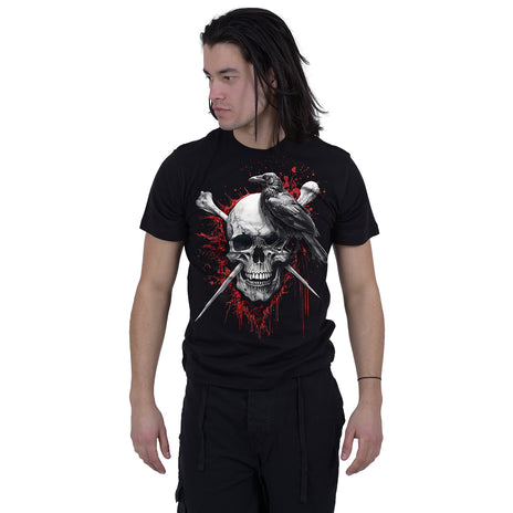 DEATH RAVEN - T-Shirt czarny