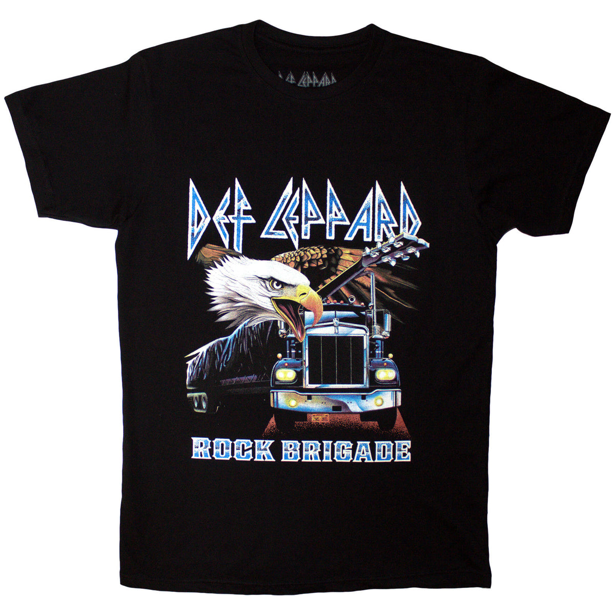 DEF LEPPARD - ROCK BRIGADE TRUCK - T-Shirt Black