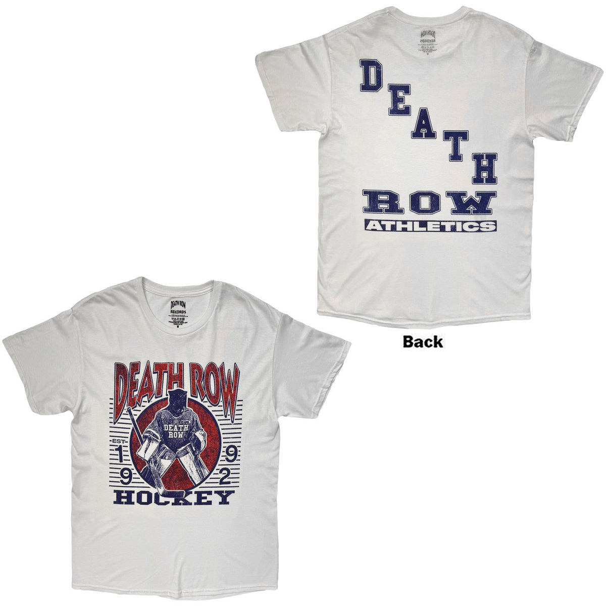 DEATH ROW RECORDS - HOCKEY - T-Shirt White