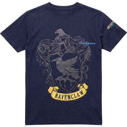 HARRY POTTER – EMBLEM RAVENCLAW – Koszulka ciemnoniebieska