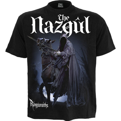 LOTR - THE NAZGUL - RINGWRAITHS - Front Print T-Shirt Black
