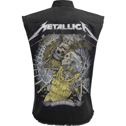 METALLICA - NOTHING ELSE MATTERS - Bezrękawnik Stone Washed Worker Black