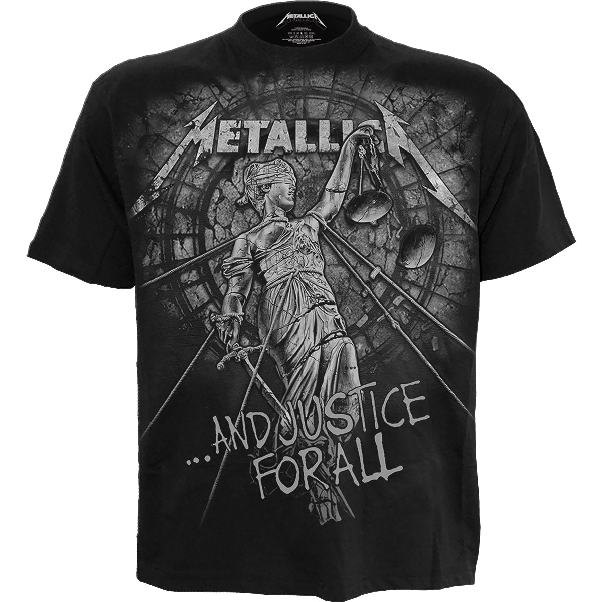 METALLICA - STONED JUSTICE - Koszulka z nadrukiem z przodu czarna