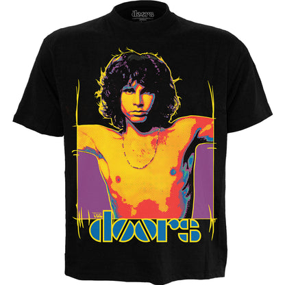 THE DOORS - LIGHT MY FIRE - Koszulka z nadrukiem z przodu czarna
