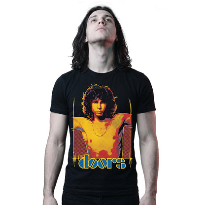 THE DOORS - LIGHT MY FIRE - Koszulka z nadrukiem z przodu czarna